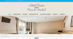 Desktop Screenshot of hotelsuitesferiademadrid.com