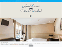 Tablet Screenshot of hotelsuitesferiademadrid.com